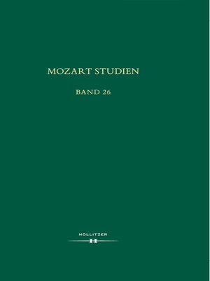cover image of Mozart Studien Band 26